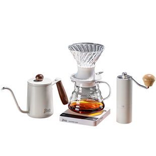 BinCoo手冲聪明杯咖啡壶套装咖啡器具v60过滤杯玻璃滴滤杯浸泡茶