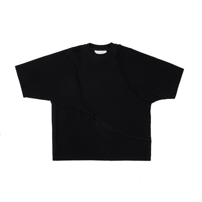 ROARINGWILD  咆哮野兽 主线 黑色肌理感解构T恤【热销中】