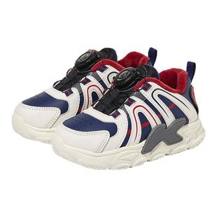 卡特兔儿童运动鞋秋冬男童加绒保暖女童鞋子跑步鞋儿童棉鞋童鞋