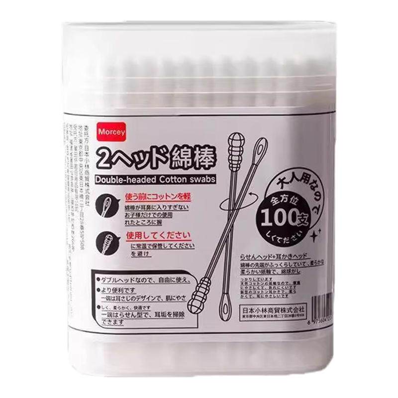 500支日本双头棉签掏耳朵专用