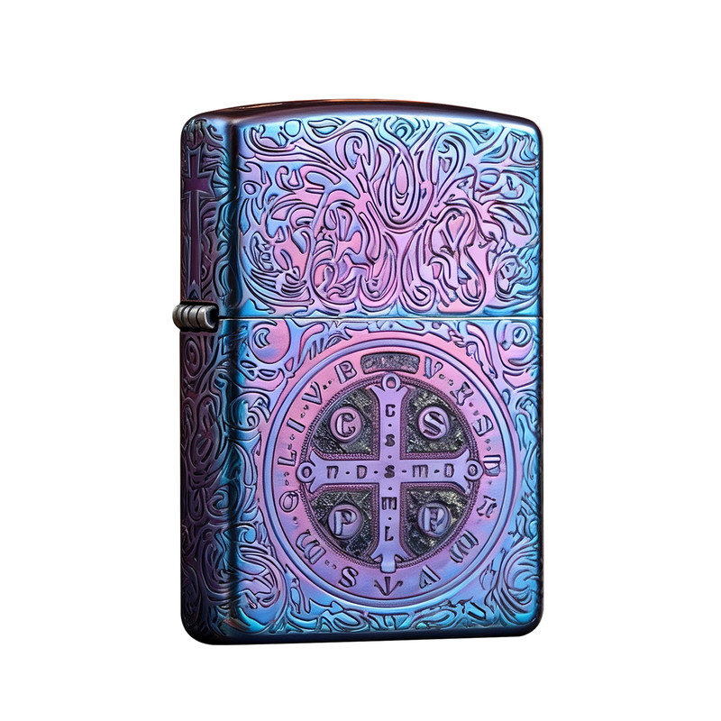 Zippo炫紫蓝康斯坦丁男士送礼