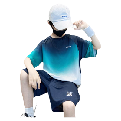 男童夏装速干套装篮球服2025新款儿童装薄款夏季大童童装运动球衣