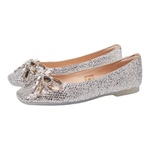 星期六方头小香风舒适单鞋女2026春季新款百搭蝴蝶结芭蕾舞平底鞋