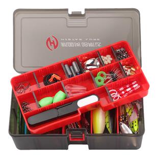 哈斯达路亚饵盒多功能便携垂钓装备小路亚盒收纳盒钓鱼配件盒饵盒