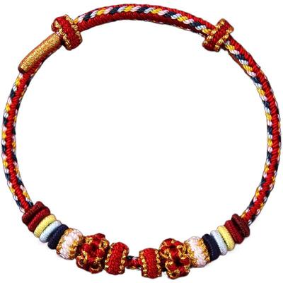 2026属马本命年红绳手链手绳编织绳可穿黄金转运珠护身符男女礼物