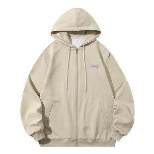 维动长袖开衫卫衣男连帽拉链美式篮球训练宽松休闲春秋季运动外套