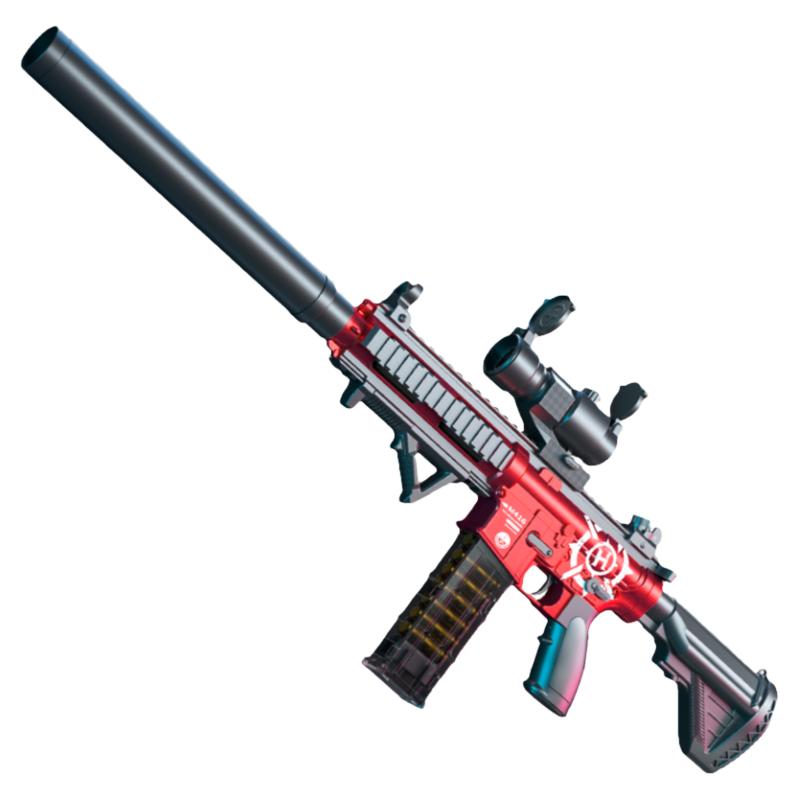 M416电动连发抛壳软弹枪男孩仿真