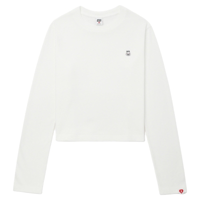 APEE刺绣兔子小标长袖T恤