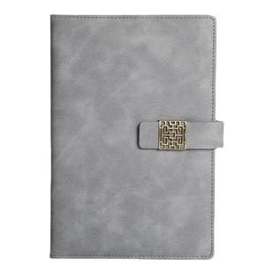 a5带扣商务笔记本高档硬面本定制可印logo手账本记录本子订做批发