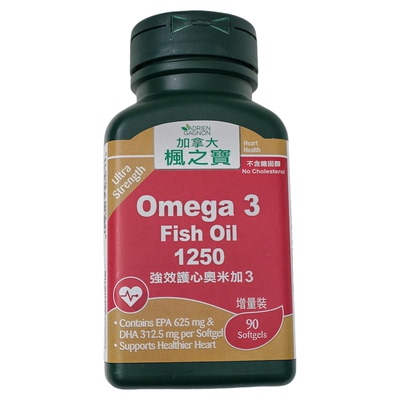 枫之宝奥米加3护心胶囊90粒