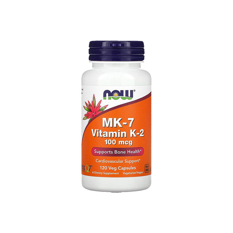 美国原装进口now foods诺奥维生素K2胶囊100mcg120粒MK-7