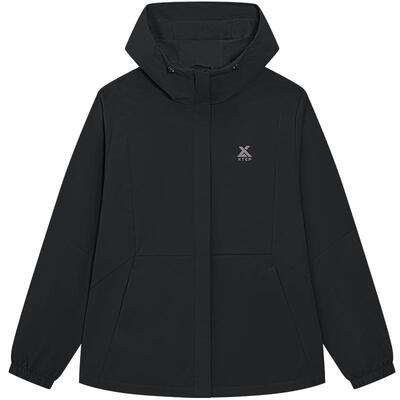 特步风衣女士2026年春季新款户外运动上衣防风外套女974128160033