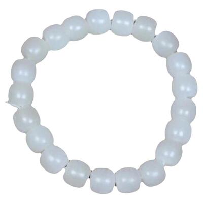 天然和田玉石老型珠青海料青白玉