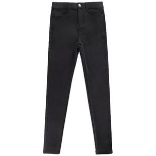 黑色打底裤女外穿2026新款爆款春秋九分高腰紧身薄款小脚铅笔黑裤