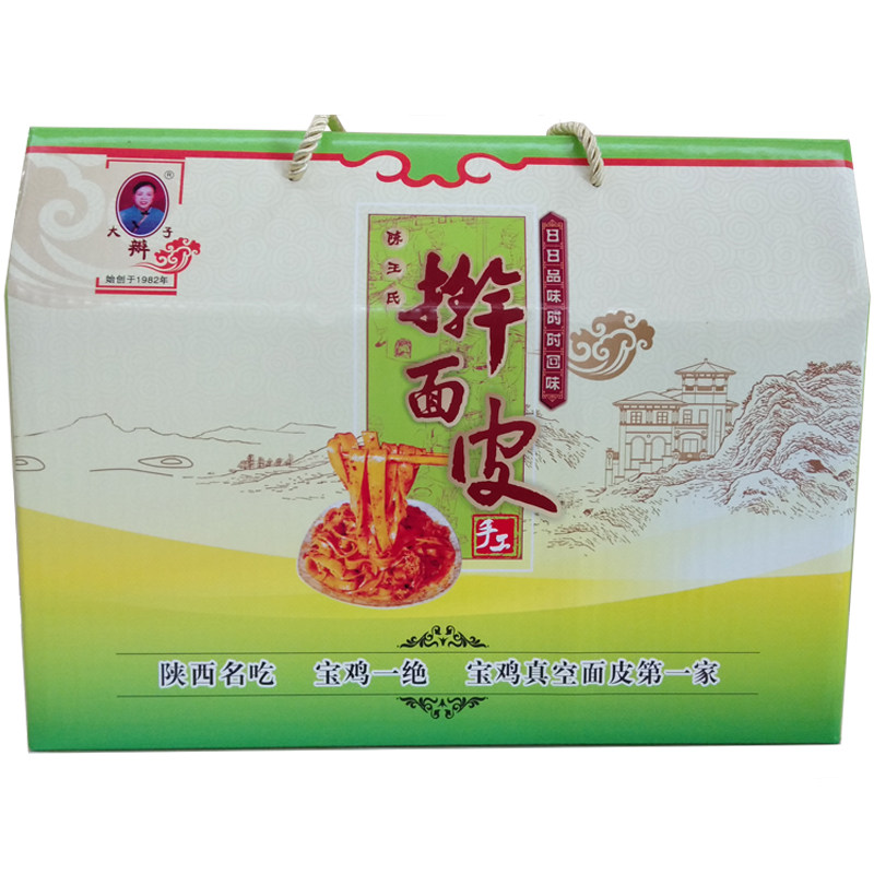 陕西宝鸡陈王氏大辫子擀面皮速食