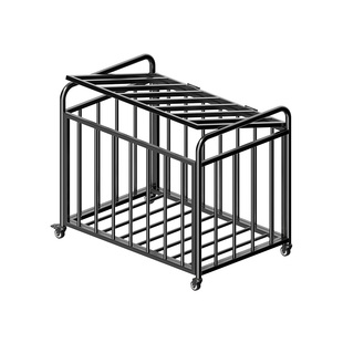 幼儿园篮球收纳筐球架户外推球车学校操场体育器材球类移动置物框