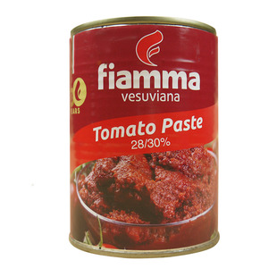 Fiamma Tomato维拉火山番茄膏去皮番茄罐头400g披萨意面西餐家用