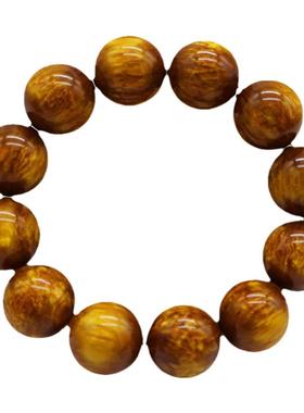 金丝楠木海柳工艺品雕刻原创手串