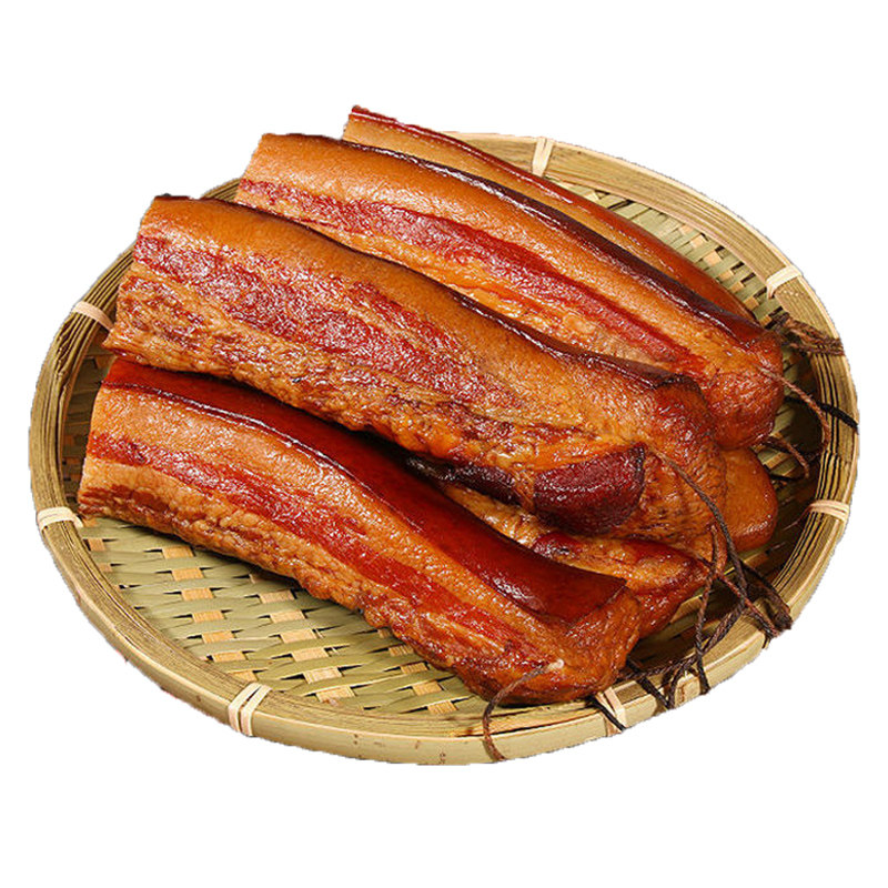 招牌农家柴火湖南特产烟熏腊肉
