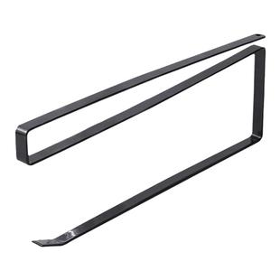 免打孔厨房纸巾架橱柜下挂卷纸架置物架专用纸吸油保鲜膜收纳挂架