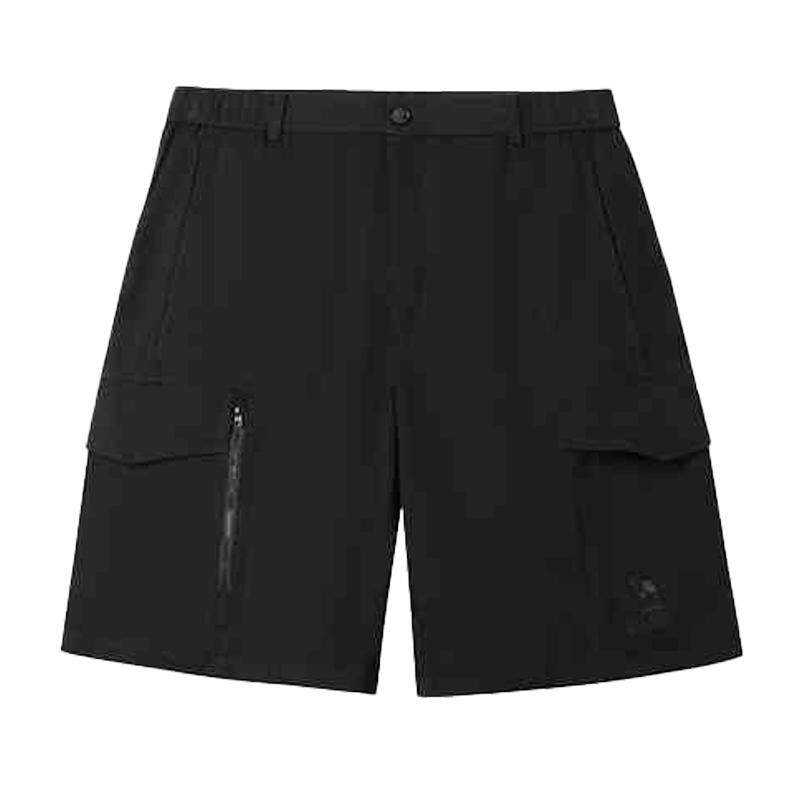 骆驼男装短裤男休闲夏季吸湿速干凉感宽松弹力户外跑步运动五分裤