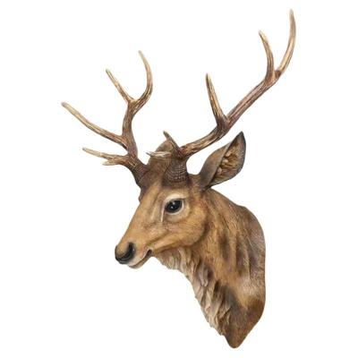 墙面装饰欧式挂件招财鹿头