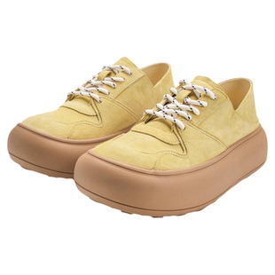 SGIRL TWTW圆头低帮厚底板鞋女2026春季新款百搭休闲运动小白鞋