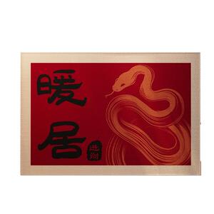 入户门地垫蛇年红色喜庆玄关室内防滑地毯耐脏免洗大门口进门脚垫