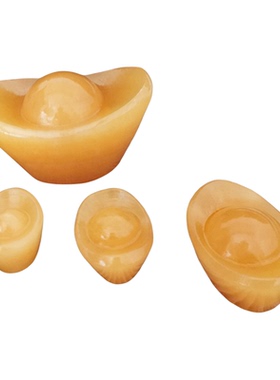 天然大小号玉石元宝风水开业礼品