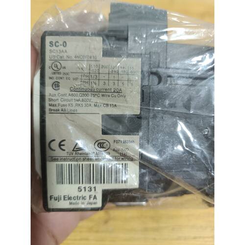 询价下单富士电气交流接触器SC-0，日本原装进口，型号SC13AA，