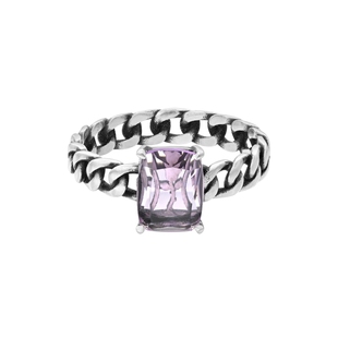 MONOLOGUE独白欧罗巴狂想铂金玫瑰紫晶戒指MJ31新年礼物送女友