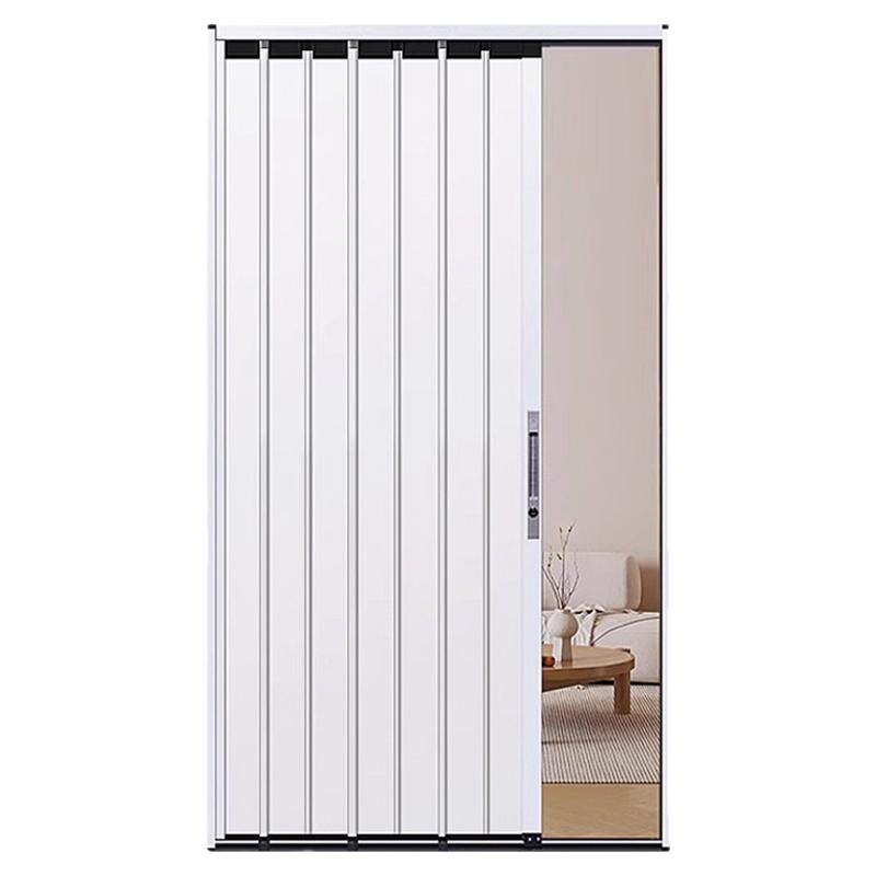 铝合金折叠门推拉门空调油烟隔断厨房卫生间阳台隐形简易伸缩移门