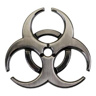 汽车生化危机车标保护伞生化品改装血族金属车贴车身贴尾标侧标