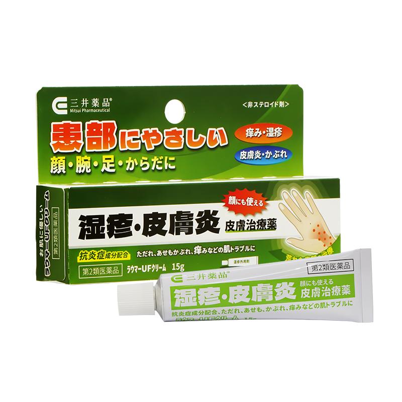 日本进口三井药品湿疹膏皮肤炎痱子婴儿成人专用杀菌消炎止痒药膏