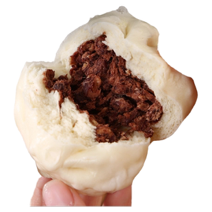 崂味道早餐豆沙包紫米包黄米包馍馍传统特产青岛王哥庄大馒头点心