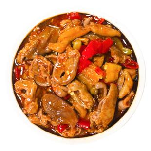老土锅小炒鸡杂商用料理包冷冻速食预制菜外卖盖浇饭小碗菜180g包