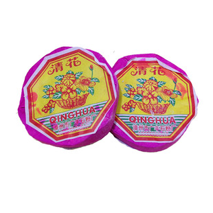 民俗用品碰粉粗粉漳州清花粉饼婴儿胀气粉痱子粉闽南传统婚嫁挽面