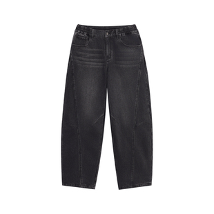 【简单裤】BODYDREAM牛仔弯刀裤 130Z做旧牛仔裤男耐磨休闲裤