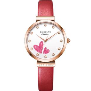 罗西尼手表女chic系列官方正品简约时尚石英表女士腕表518832