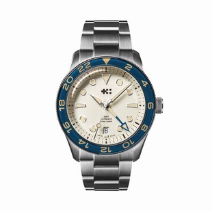 Christopher Ward C65复古夜光双时区瑞士自动机械防水运动男手表