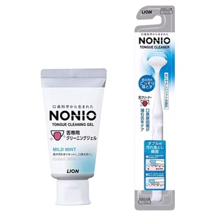 日本LION狮王nonio舌苔清洁啫喱牙膏除口臭口腔异味清新口气45g
