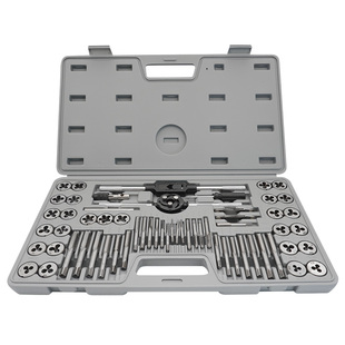 保拉公制丝锥板牙套装丝攻攻丝器手用手动攻牙绞手扳手五金工具