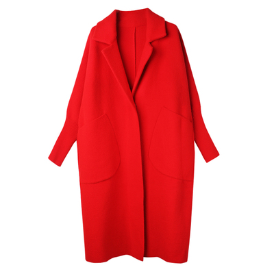 加厚保暖胖MM貂绒黑色针织外套