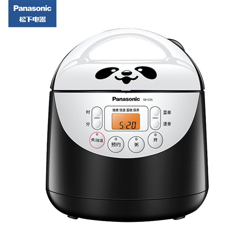 Panasonic/松下 SR-C05家用智能迷你预约保温煮饭电饭煲1.5L