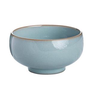 非遗汝瓷-仿古釉全手工原产地主人杯汝窑茶具茶杯开片可养品茗杯