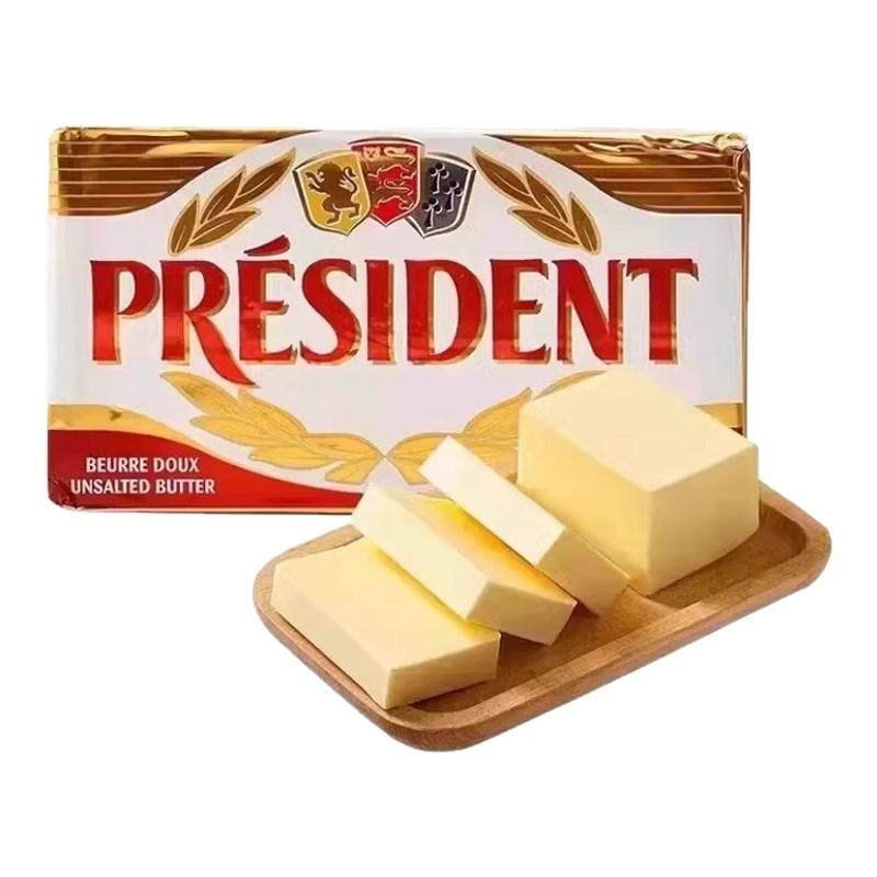 尚巧厨法国总统动物黄油500g*2发酵面包饼干家用烘焙