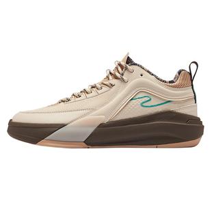 电池熊猫鸿星尔克板鞋冬季新款男鞋高帮休闲鞋皮面轻便鞋子运动鞋