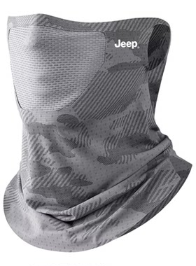 【jeep吉普正品】骑行防晒面罩男
