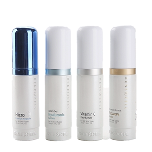 润妮秀质酸精华Q安瓶VC滋养修复原液保湿4件套韩国renecell新品