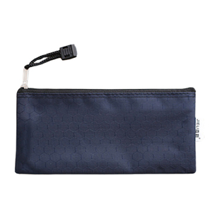 杰利8231-A6笔袋 百元钞拉链袋防水票据袋收纳袋LOGO印字学生用文具袋办公小号单子财务单据文件袋零钱包定制